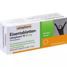 EISENTABLETTEN-ratiopharm N 50 mg filmom obložene tablete, 50 kom
