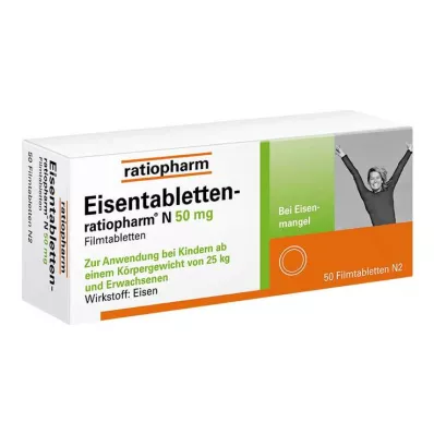 EISENTABLETTEN-ratiopharm N 50 mg filmom obložene tablete, 50 kom