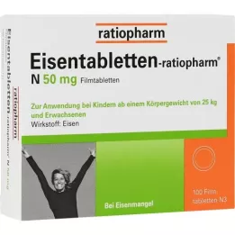 EISENTABLETTEN-ratiopharm N 50 mg filmom obložene tablete, 100 kom