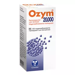 OZYM 20 000 tvrdih kapsula želučanog soka, 100 kom