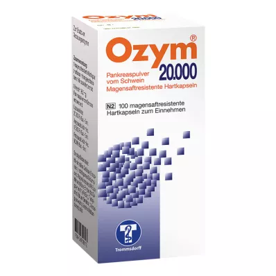 OZYM 20 000 tvrdih kapsula želučanog soka, 100 kom OZYM 20 000 tvrdih kapsula želučanog soka, 100 kom
