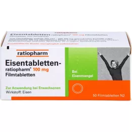 EISENTABLETTEN-ratiopharm 100 mg filmom obložene tablete, 50 kom