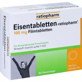 EISENTABLETTEN-ratiopharm 100 mg filmom obložene tablete, 100 kom