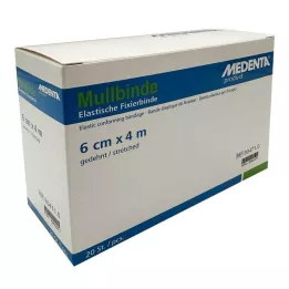 MULLBINDEN elast.6 cmx4 m, 20 kom