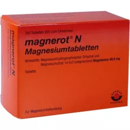 MAGNEROT N magnezij tablete, 200 kom