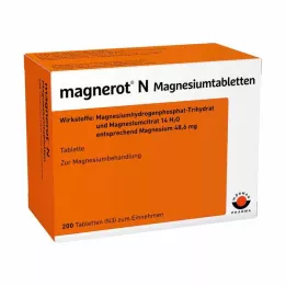 MAGNEROT N magnezij tablete, 200 kom