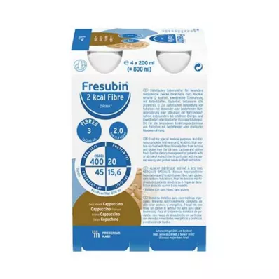 FRESUBIN 2 kcal vlakna DRINK kapućino pijenje fl., 24x200 ml