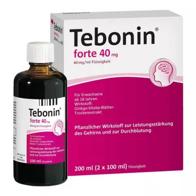 TEBONIN forte 40 mg otopina, 2X100 ml