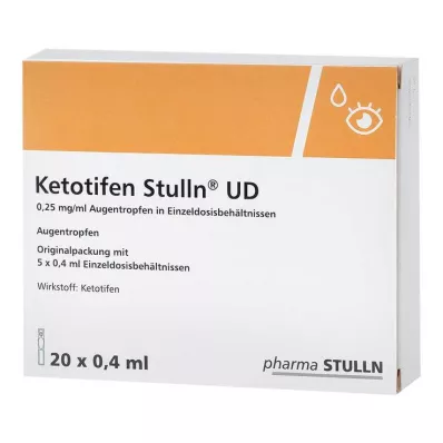 KETOTIFEN Stulln UD Kapi za oči jednodozna cijev, 20X0,4 ml
