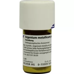 ARGENTUM METALLICUM praeparatum D 12 Trituracija, 20 g