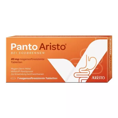 Panto Aristo za žgaravicu 20 mg pantoprazol gastrorezistentne tablete, 7 kom