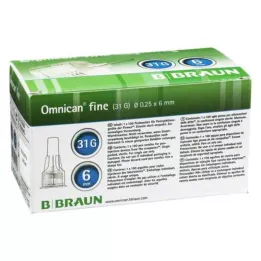 OMNICAN fina pen kanila 31 G 0,25x6 mm, 100 komada