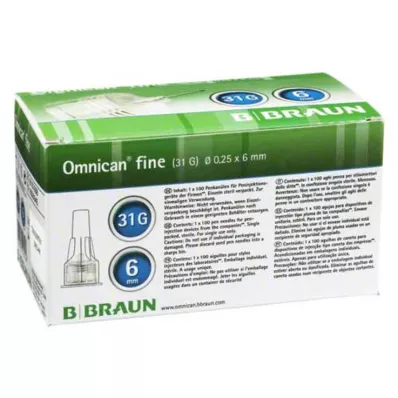 OMNICAN fina pen kanila 31 G 0,25x6 mm, 100 komada