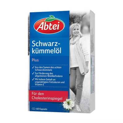 Abbey Black Cumin Oil Plus kapsule, 48 kom