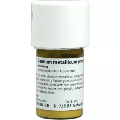 STANNUM METALLICUM praeparatum D 12 Trituracija, 20 g