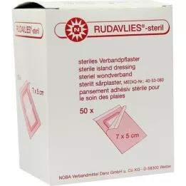 RUDAVLIES-Steril zavoj 5x7 cm, 50 sati