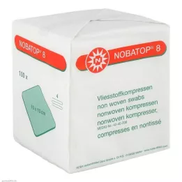 NOBATOP 8 kompresa 10x10 cm nesterilne, 100 kom