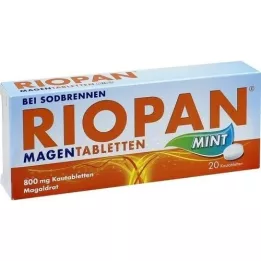 RIOPAN Tablete za želudac Menta 800 mg tablete za žvakanje, 20 kom