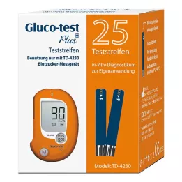 GLUCO TEST Plus trake za mjerenje šećera u krvi, 25 kom