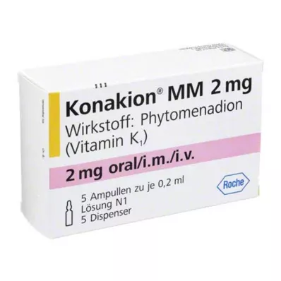 Konakion MM 2 mg otopina, 5 kom