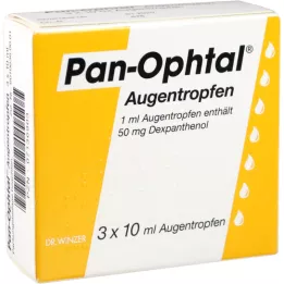 PAN OPHTAL Kapi za oči, 3X10 ml