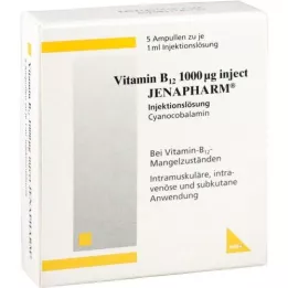 VITAMIN B12 1.000 μg Inject Jenapharm ampule, 5 kom