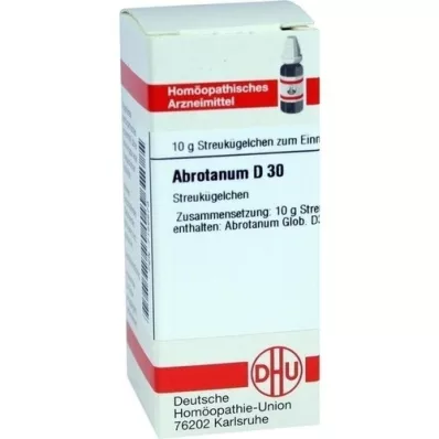 ABROTANUM D 30 Globuli, 10 g