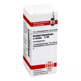 ACIDUM BENZOICUM E Resina C 30 globula, 10 g