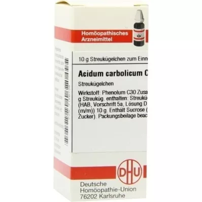 ACIDUM CARBOLICUM C 30 globula, 10 g