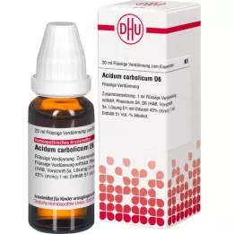 ACIDUM CARBOLICUM D 6 Razrjeđenje, 20 ml