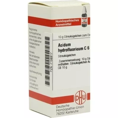 ACIDUM HYDROFLUORICUM C 6 globula, 10 g