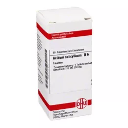 ACIDUM SALICYLICUM D 6 tableta, 80 kom