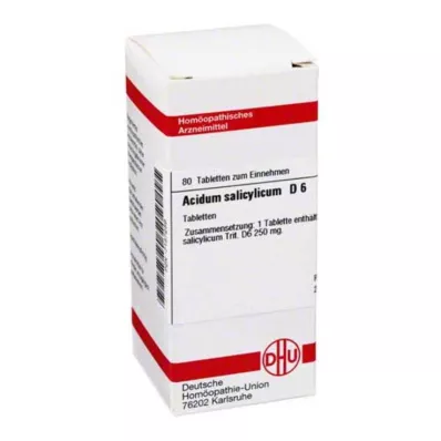 ACIDUM SALICYLICUM D 6 tableta, 80 kom