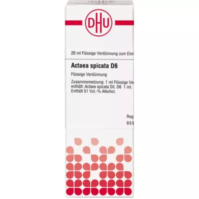 ACTAEA SPICATA D 6 Razrjeđenje, 20 ml