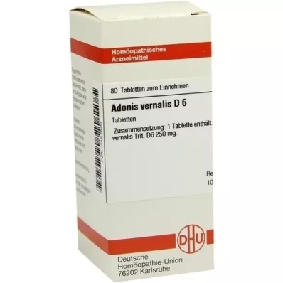 ADONIS VERNALIS D 6 tableta, 80 kom