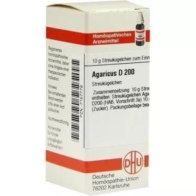 AGARICUS D 200 globula, 10 g