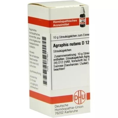 AGRAPHIS NUTANS D 12 globula, 10 g