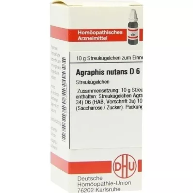 AGRAPHIS NUTANS D 6 globula, 10 g