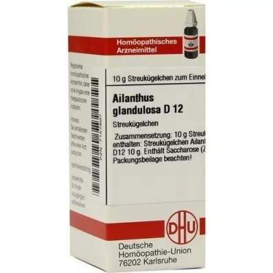 AILANTHUS GLANDULOSA D 12 globula, 10 g