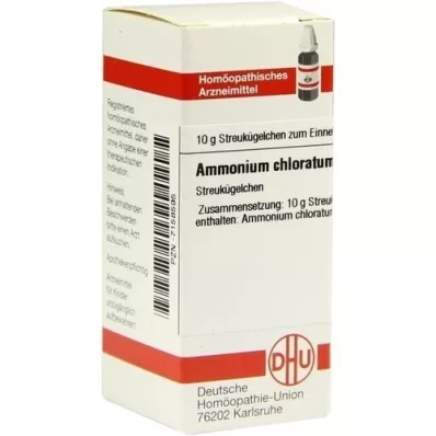 AMMONIUM CHLORATUM D 6 globula, 10 g