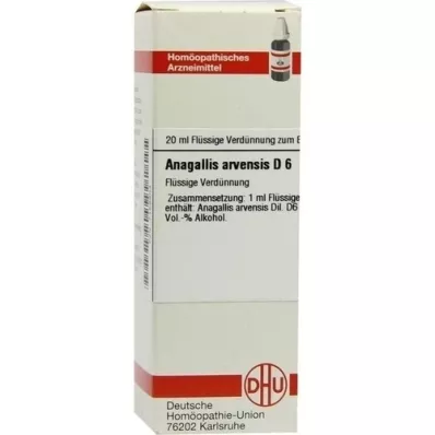 ANAGALLIS ARVENSIS D 6 Razrjeđenje, 20 ml
