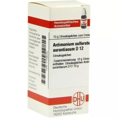 ANTIMONIUM SULFURATUM aurantiacum D 12 kuglica, 10 g