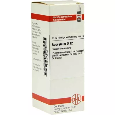 DHU Apocynum D 12 razrjeđenje, 20 ml