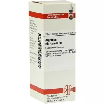 ARGENTUM NITRICUM C 30 razrjeđenje, 20 ml