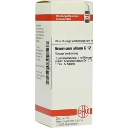 ARSENICUM ALBUM C 12 Razrjeđenje, 20 ml