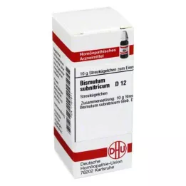 BISMUTUM SUBNITRICUM D 12 globula, 10 g