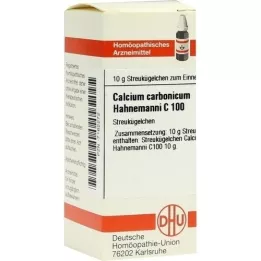 CALCIUM CARBONICUM Hahnemanni C 100 globula, 10 g