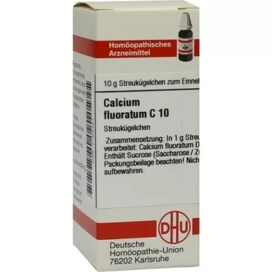 CALCIUM FLUORATUM C 10 globula, 10 g