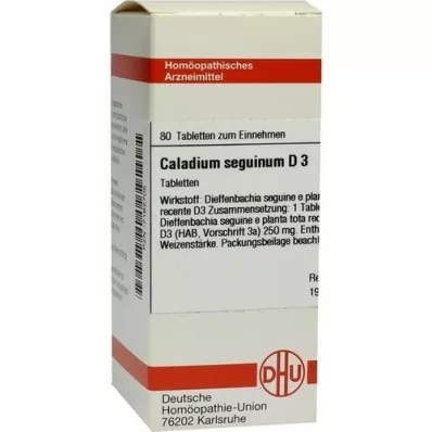 CALADIUM seguinum D 3 tablete, 80 kom