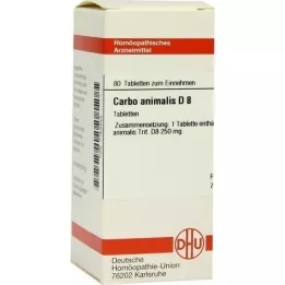 CARBO ANIMALIS D 8 tableta, 80 kom